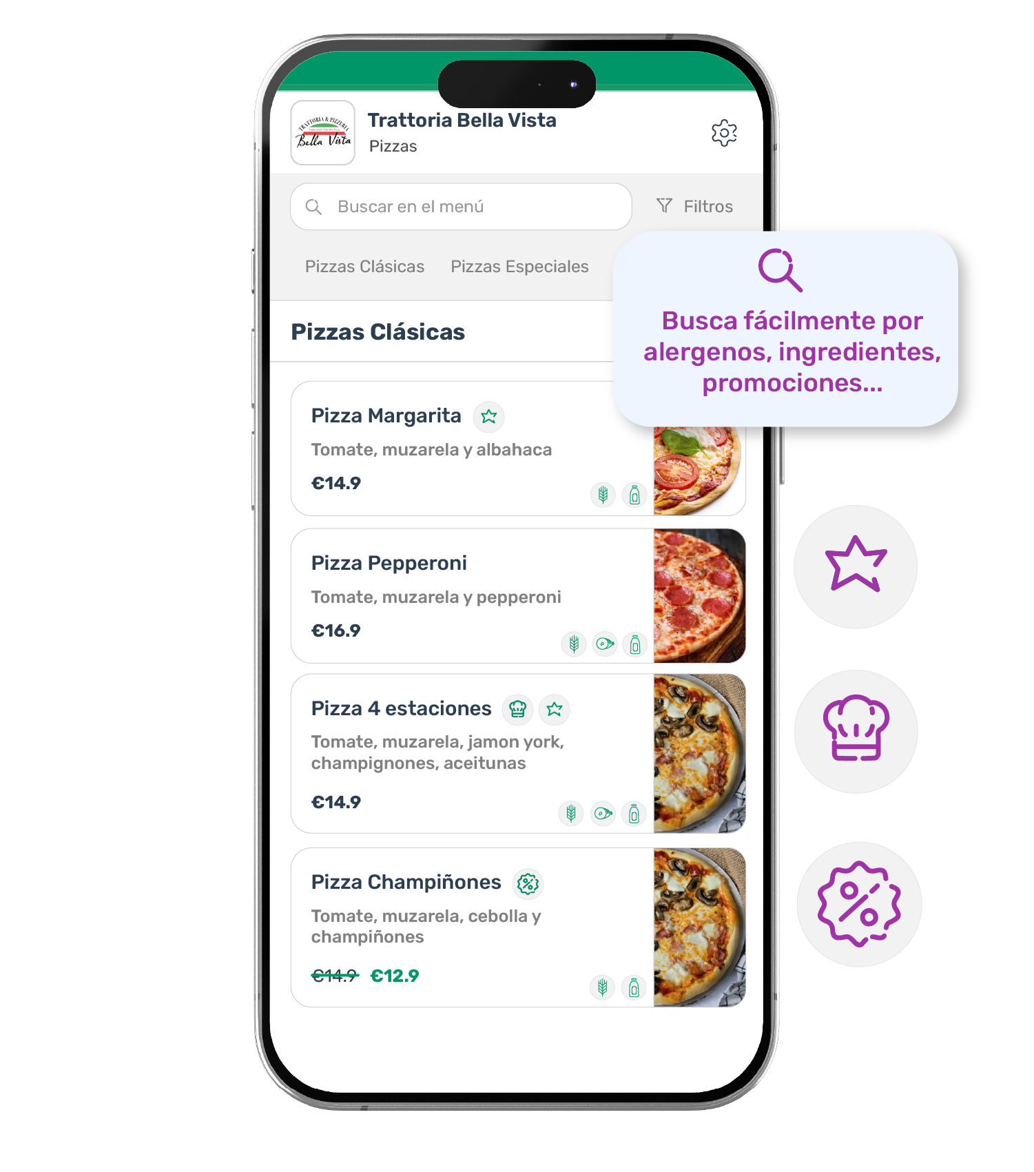 Menús Digitales Interactivos
